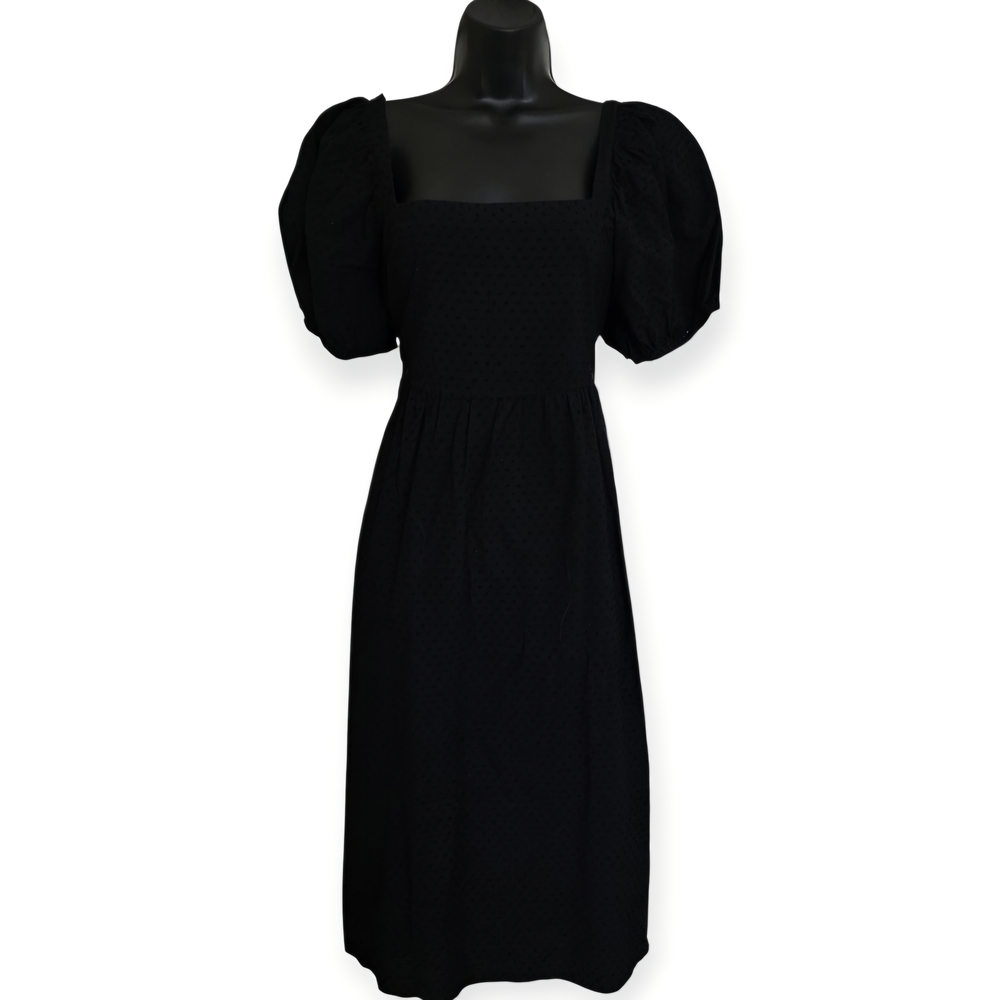 ❤️A New Day Black Puff Sleeve Dress☆